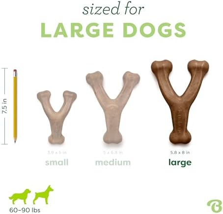 Benebone 30-Pack Wishbone Dog Chew Toy for Aggressive Chewers, Large