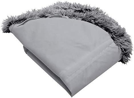 Furhaven Replacement Calming Donut Bed Cover, Gray, Medium