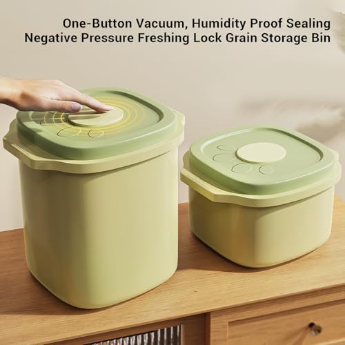 HEEPDD Vacuum Sealed Pet Food Container, 6L Airtight Pet Food Storage Bin with Humidity Proof Light Blocking Design for Dry Dog Cat Food Storage