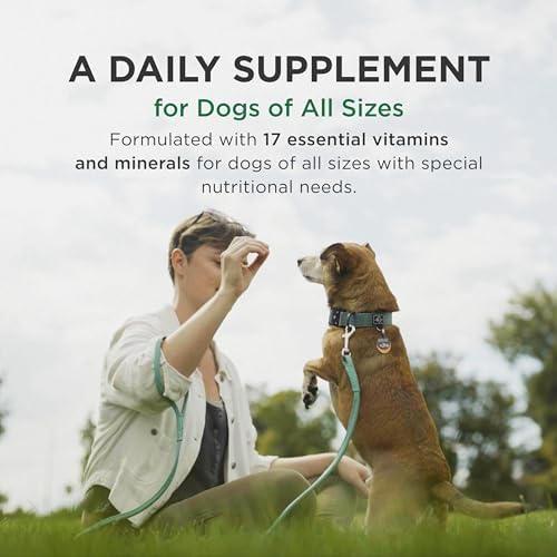 Pet-Tabs Multivitamin Supplement for Adult Dogs & Puppies, 500 Chewables | 17 Essential Minerals & Vitamins for Everyday Wellness & Growth, Promotes Healthy Skin & Coat, Supports Nutritional Gaps
