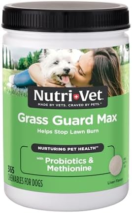 Nutri-Vet Grass Guard Chewables for Dogs, Dog Urine Support, 365 Count