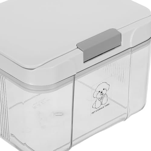 Beaupretty Pet Food Storage Container with Lid for Cat Food Airtight Seal 6lb Capacity Sturdy Abs+pp+silicone Material Hygienic Storage Box for Kitchen and Home Use