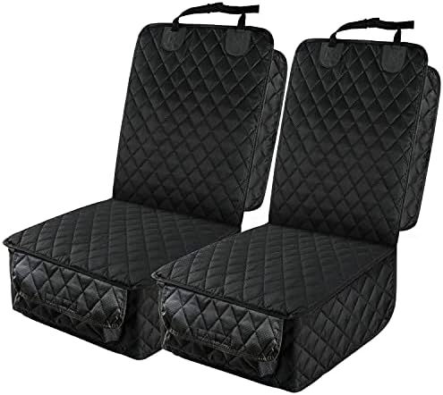 PETICON Waterproof Front Seat Car Cover - 2-Pack, Full Protection