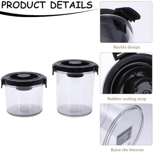 Dog Treat Container, Small, Clear, Rotundity