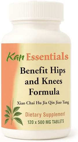 Kan Herb Company Benefit Hips and Knees Formula – Traditional Chinese Herbal Blend to Support Joint Comfort, Mobility, and Digestive Balance, Herbal Supplement Tablets for Pets, 120 Tablets