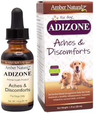Amber NaturalZ Adizone for Dogs, Joint Comfort & Mobility Support, 1 fl oz