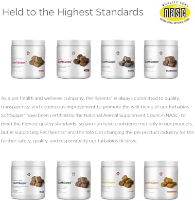 Pet Parents® Multifunctional SoftSupps® 5-in-1 Health Supplement for Dogs, Joint Mobility Support, Glucosamine Chondroitin MSM, CoQ10, Omega 3 Fish Oil, Probiotics, Immune & Gut Support, 90 Ct