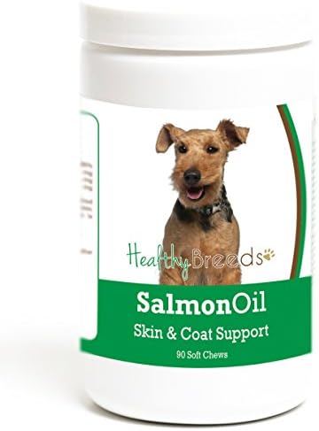 Healthy Breeds Welsh Terrier Salmon Oil Soft Chews 90 Count, Brown
