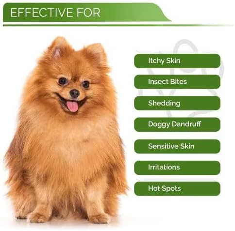 Hypoallergenic Dog Shampoo, Cleans and Soothes Dry Flakey Skin 16oz | Reduce Dandruff, Shedding, Calms Itching, Scratching, Organic Aloe & Manuka Honey Softens Fur Moisturizes and Deodorizes