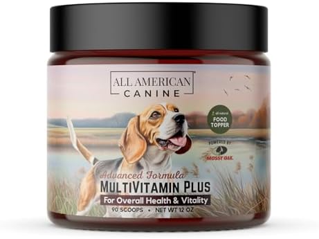 All American Canine Dog Multivitamin Powder, Beef Flavor, 90 Servings