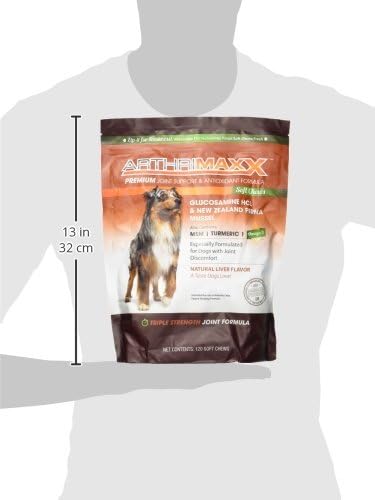 ArthriMAXX Hip & Joint Support Soft Chews for Dogs, Chicken, 90 Count
