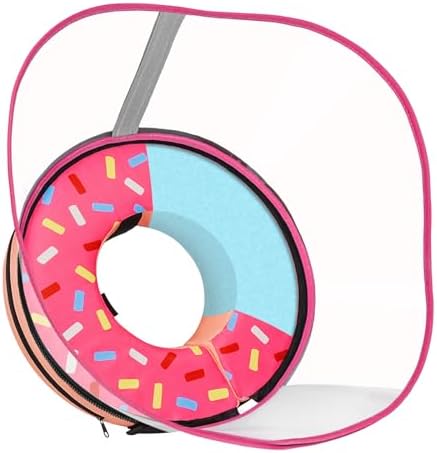 Supet Raised Sponge Dog Cone Collar Alternative After Surgery, Soft Dog Cone for Small Medium Large Dogs to Stop Licking, Pet Neck Donut Collar After Surgery