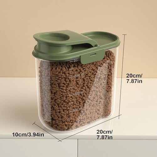 Pet Food Container 2L Airtight Anti-Moisture Dust-Proof