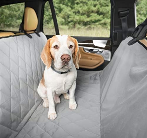 Plush Paws Premium Rear Seat Protector - X-Large Grey, Hammock