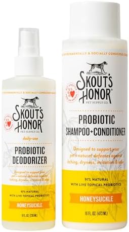 SKOUT'S HONOR Probiotic Grooming Essentials Bundle - Honeysuckle