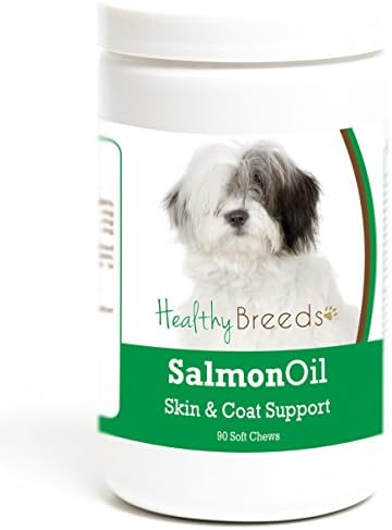 Healthy Breeds Old English Sheepdog Salmon Oil Soft Chews 90 Count, Brown