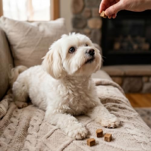 Salmon & Cod Bites Dog Treats, Two Ingredient Icelandic Fish Treats for Dogs, High Protein Omega-3 Rich Grain-Free Natural Training Treats, Made in Iceland, 2 Oz