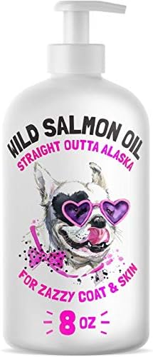 LEGITPET Hemp Hip & Joint Supplement for Dogs 120 Soft Chews and Wild Alaskan Salmon Oil for Dogs & Cats 8 oz Bundle - Supports Joint Function, Immune & Heart Health - Natural Pain Relief and Mobility