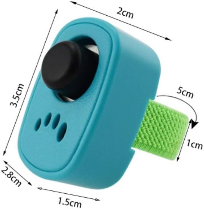 Ruconla Dog Clicker with Finger Ring, 5 Pack