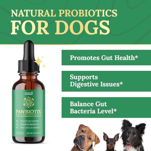 Pawbiotix Liquid Probiotics for Dogs – 1oz, 1 Month Supply