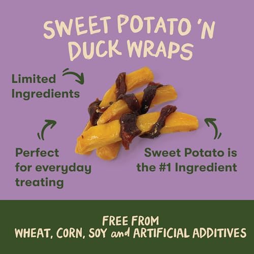Pet 'n Shape Sweet Potato Chews Jerky Dog Treats - 16 Ounce