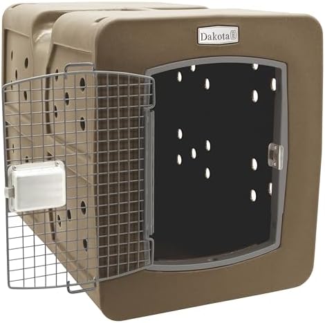 dakota283 D2-G3XLG-FRM-COY Extra Large Kennel - Frame Door - Coyote Granite