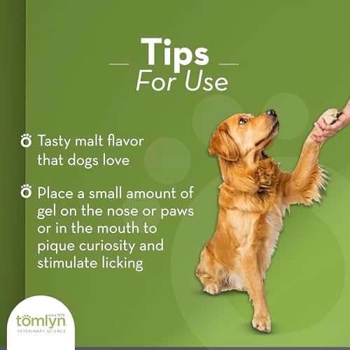 TOMLYN Nutri-Cal Malt-Flavored High-Calorie Nutritional Gel for Dogs, Helps Support a Healthy Appetite for Dogs Providing Calories, Vitamins, and Minerals in a Tasty Dog Supplement, 4.25oz-4 Pack