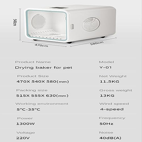 Fully Automatic Cat Hair Dryer Box Portable Dryer Pet Shop Animal Drying Professional Dog Grooming Vertical Dryers Pet Supplies,47x54x58cm