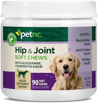 PetNC Natural Care Hip and Joint Soft Chews for Dogs, 90 Count - 27591