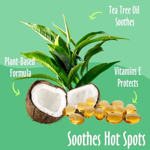 earthbath Hot Spot Relief Pet Shampoo, Made in USA, 128 Oz (1 Pack) | Tea Tree Oil Hot Spot Treatment for Dogs, Best Dog Shampoo for Itching & Skin Conditions