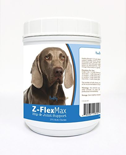 Healthy Breeds Weimaraner Z-Flex Max Hip and Joint Soft Chews 170 Count