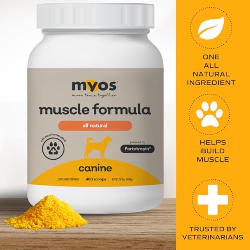 MYOS Canine Muscle Formula - All-Natural Dog Muscle Builder - 1440g