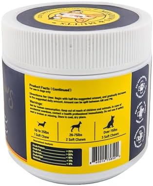 Hip & Joint Supplement for Dogs, 100 Soft Chews