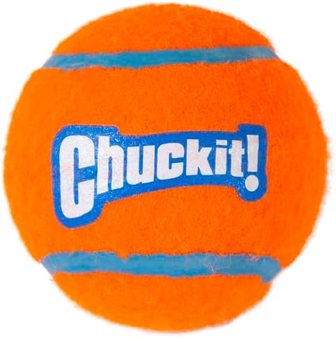 Chuckit! Dog Tennis Ball Dog Toy, Large 3in 1 Pack | Made for Dogs Weighing 0 to 100 Pounds