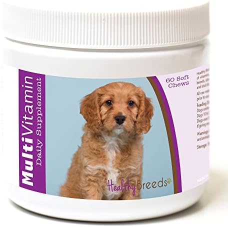 Healthy Breeds Cavapoo Multi-Vitamin Soft Chews 60 Count (1127-cavp-001)