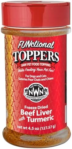 Northwest Naturals Freeze-Dried Beef Liver with Turmeric Topper - 4.5oz