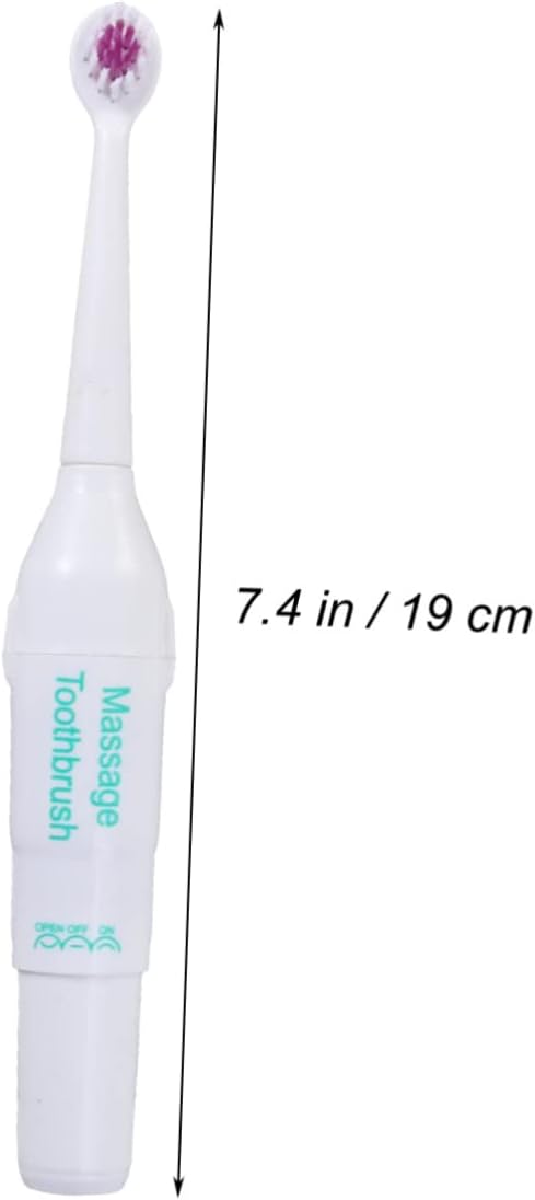 BESPORTBLE 3pc Pet Electric Toothbrush Dog Teeth Cleaning Sonic Electric Brush Portable for Travel Random Color