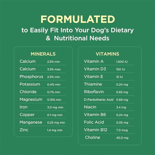 Zoetis Pet Tabs Plus 180CT,Brown,10000276 | 20 Essential Minerals & Vitamins, Restorative Formula for Aging & Working Dogs, Stress Recovery, Supports Nutritional Gaps
