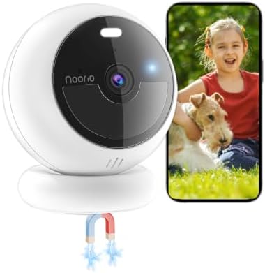 Noorio IP66 Magnetic Outdoor Security Camera, 1080P, 2.4GHz WiFi, B200SE