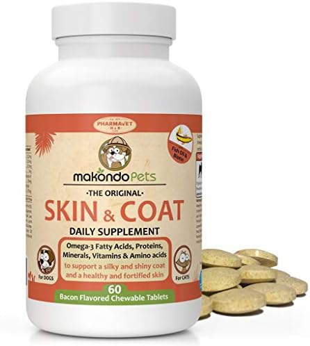 Skin and Coat Supplement with Fish Oil and Omega 3, 60 Tabs