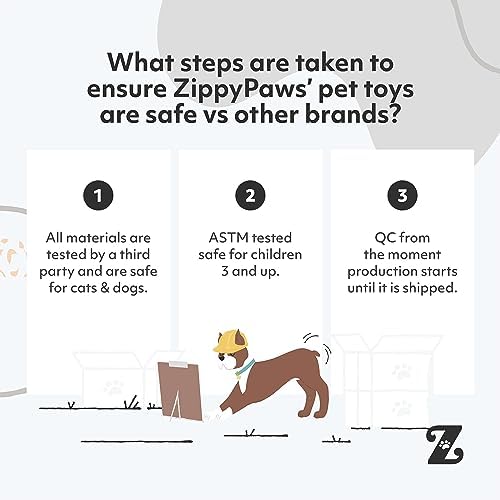 ZippyPaws Bottle Crusherz - Interactive Dog Toys to Keep Them Busy, Squeaky Plush Pet Toy for All Breeds, Small, Medium, & Large Dogs, Crinkle Water Bottle Toy - Otter