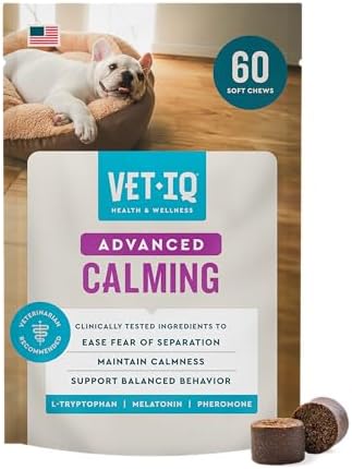 VetIQ Advanced Calming Support Chews for Dogs, 60-Pack, 60ct