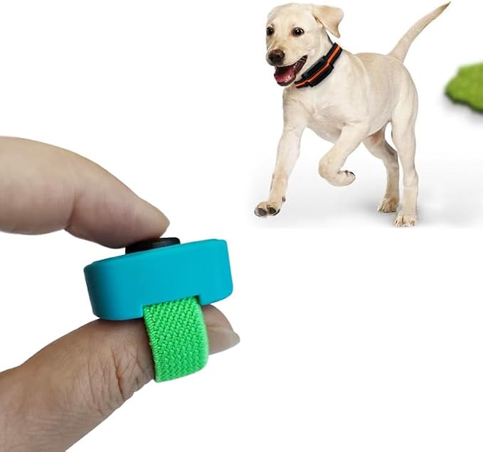 Ruconla Dog Clicker with Finger Ring, 5 Pack