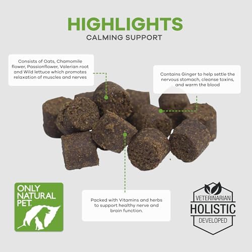 Only Natural Pet, Just Relax Herbal Calming Soft Chews for Dogs, 60 Soft Chews