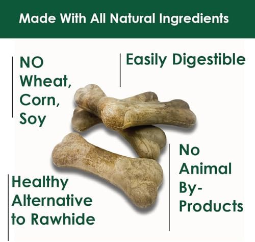 Bonies Natural Hip & Joint Formula Small-Sized Single Bone, Glucosamine & Omega Fatty Acids, Fresh Breath, Clean Teeth, Low Calories, Chicken Flavor, 15 Bones