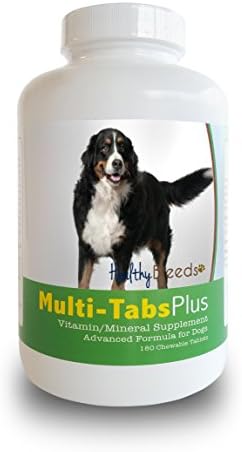 Healthy Breeds Bernese Mountain Dog Multi-Tabs Plus Chewable Tablets 180 Count