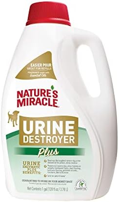 Nature's Miracle Dog Urine Destroyer Plus, Enzymatic Cleaner, 1 gal