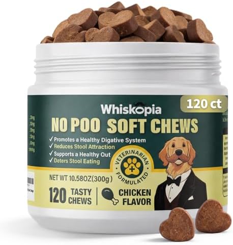 No Poo Chews for Dogs, Gut & Nutrient Support, 120 Ct