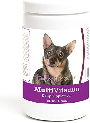 Healthy Breeds Swedish Vallhund Multivitamin Soft Chew for Dogs 180 Count (11128-sval-001)