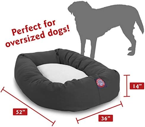Majestic Pet Calming Dog Bed, X-Large, Washable, Gray